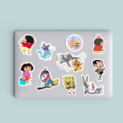 Cartoon Sticker (Pack of 10)