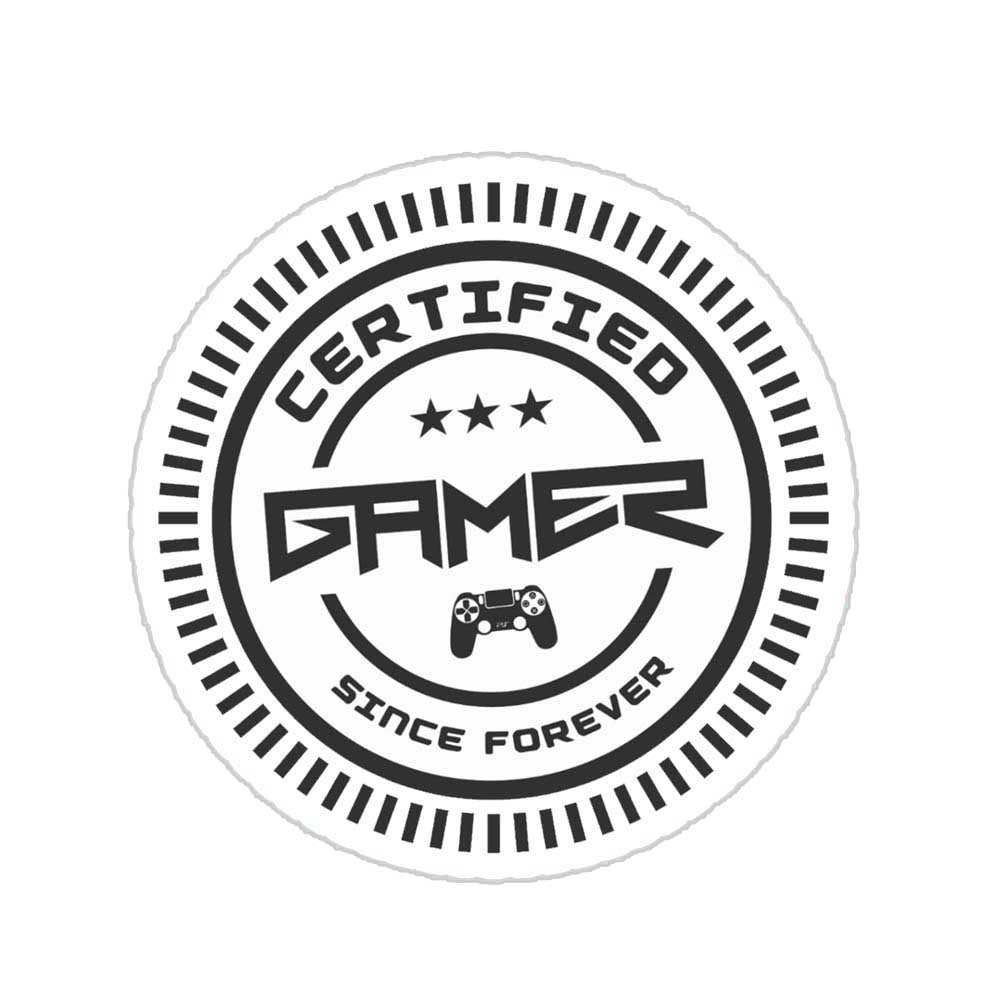 Certified Gamer Sticker