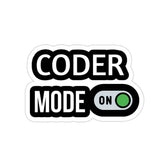 Coder Mode On Sticker