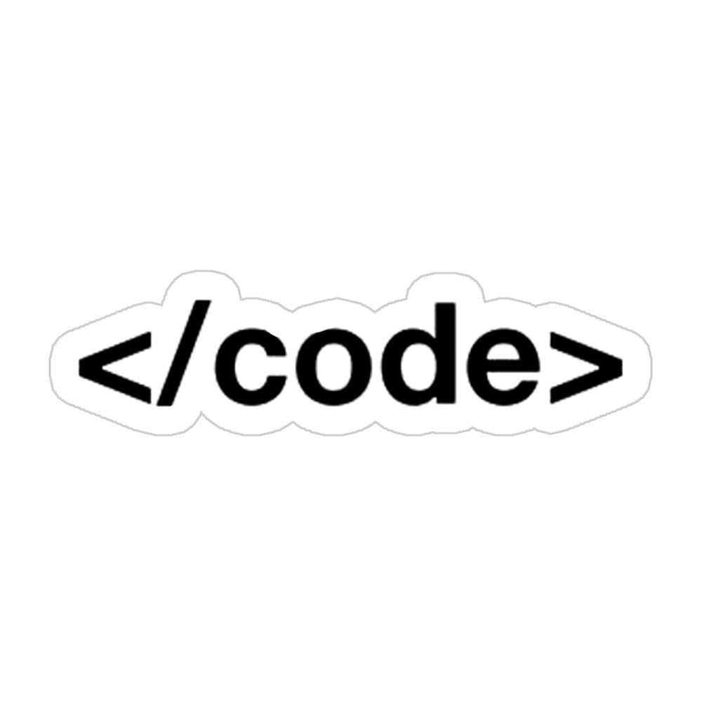 /Code Sticker