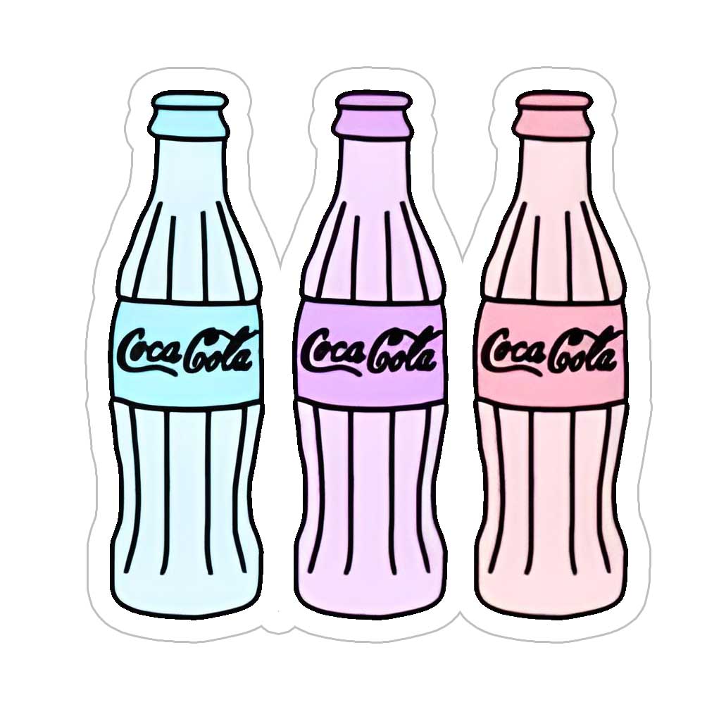 Coke Bottles  Sticker