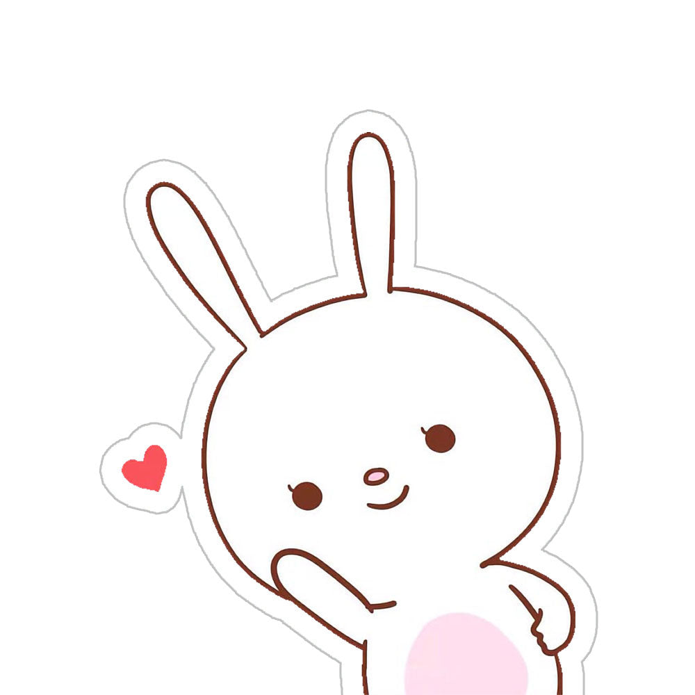 Cute Bunny Sticker