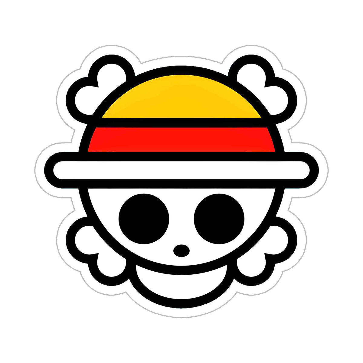 Cute Straw Hats Sticker