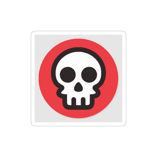 Danger Skull Sticker
