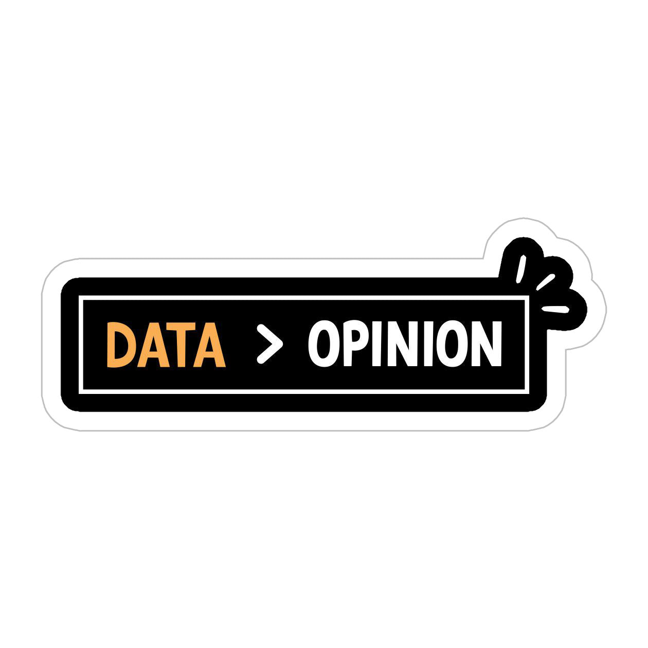 Data Opinion  Sticker