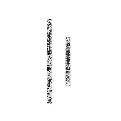 Doodles Black & White Skin