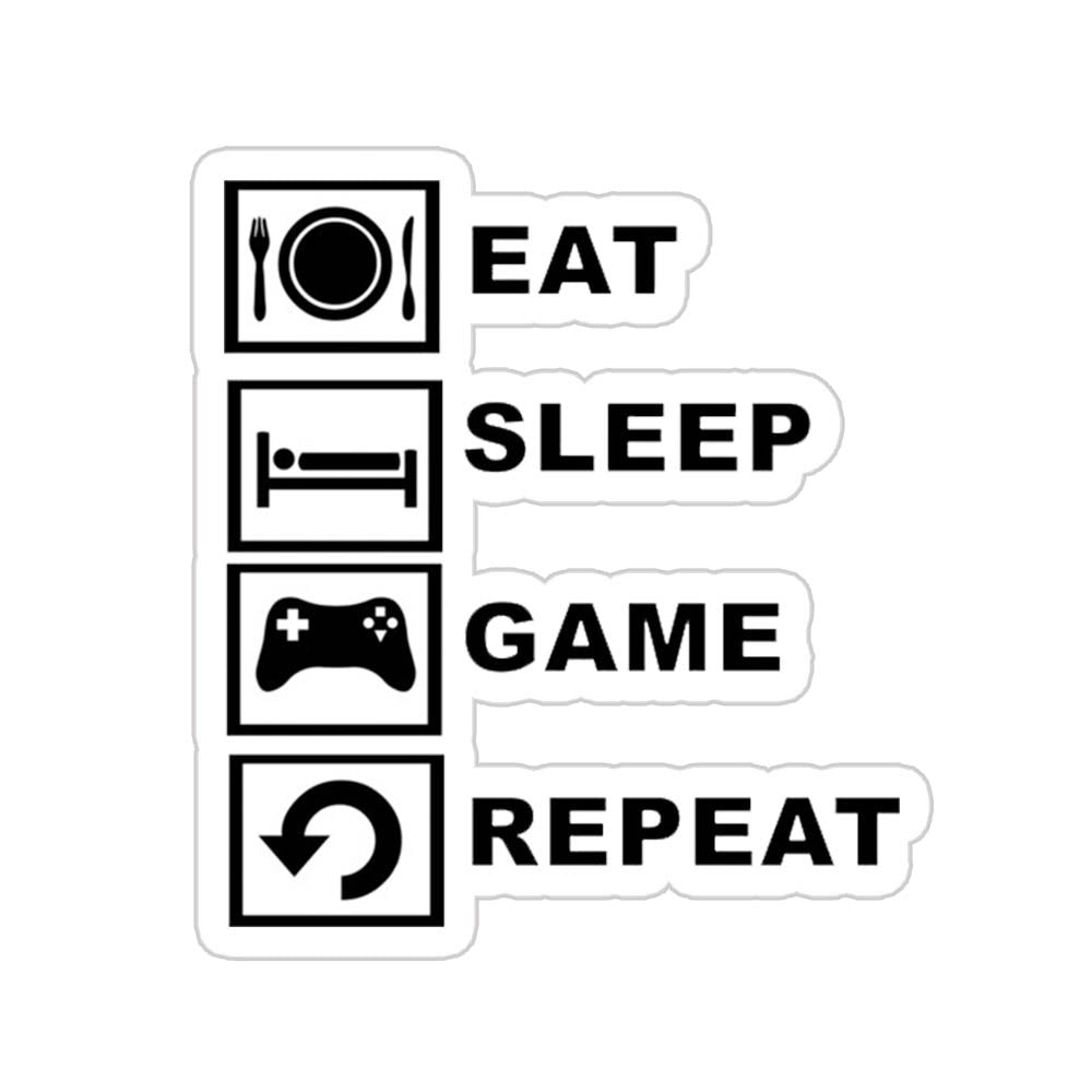 Eat Sleep Sticker