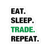 Eat Sleep Trade Sticker