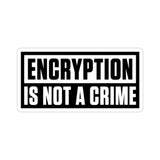Encryption is not a Crime Sticker