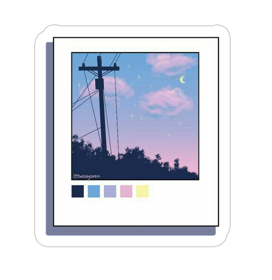 Evening View Sticker