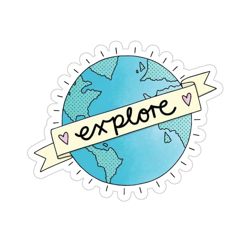 Explore The World Sticker