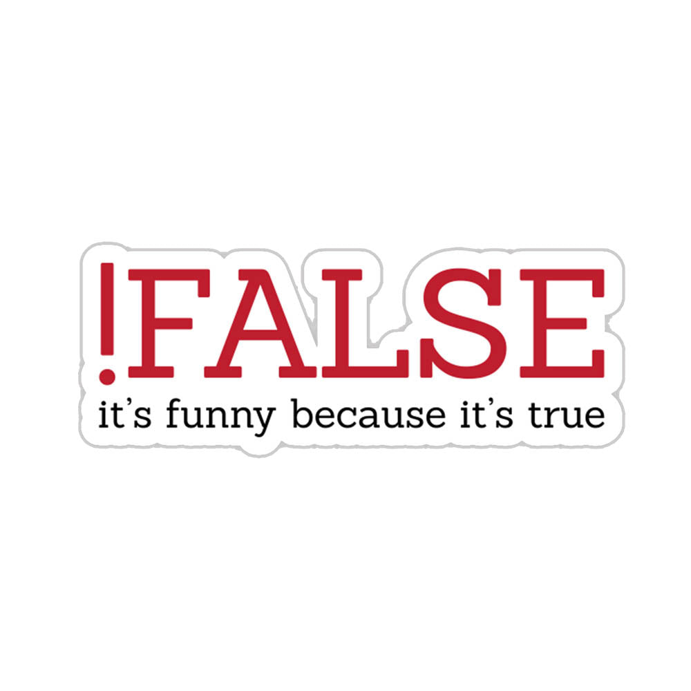 !false Sticker