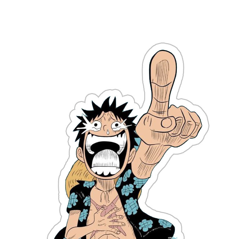 Funny Luffy Sticker