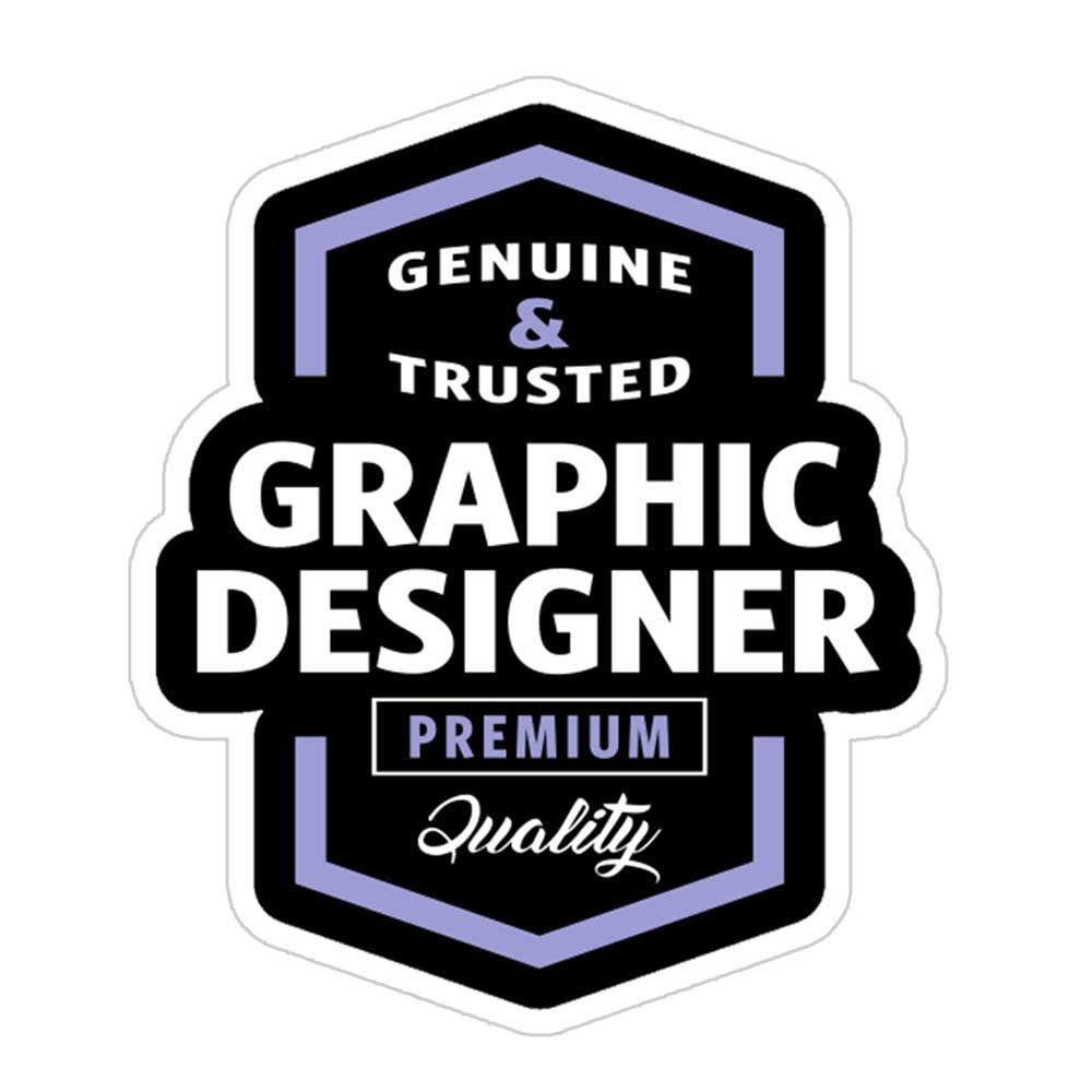 Genuine & Trusted Graphic Designer Sticker