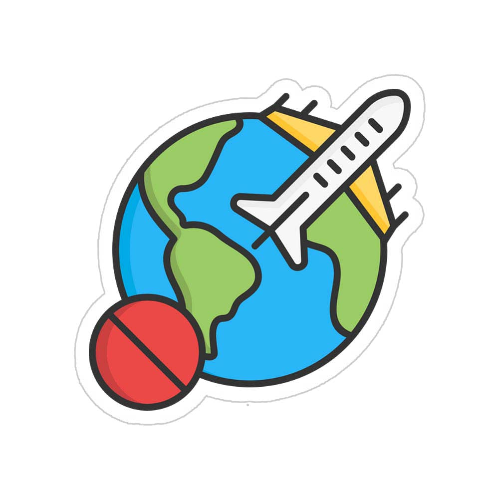 Global Travel Sticker