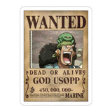 God Usopp Bounty Sticker