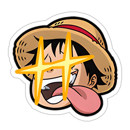 Greedy Luffy Sticker