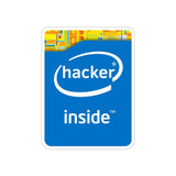Hacker is Inside Sticker
