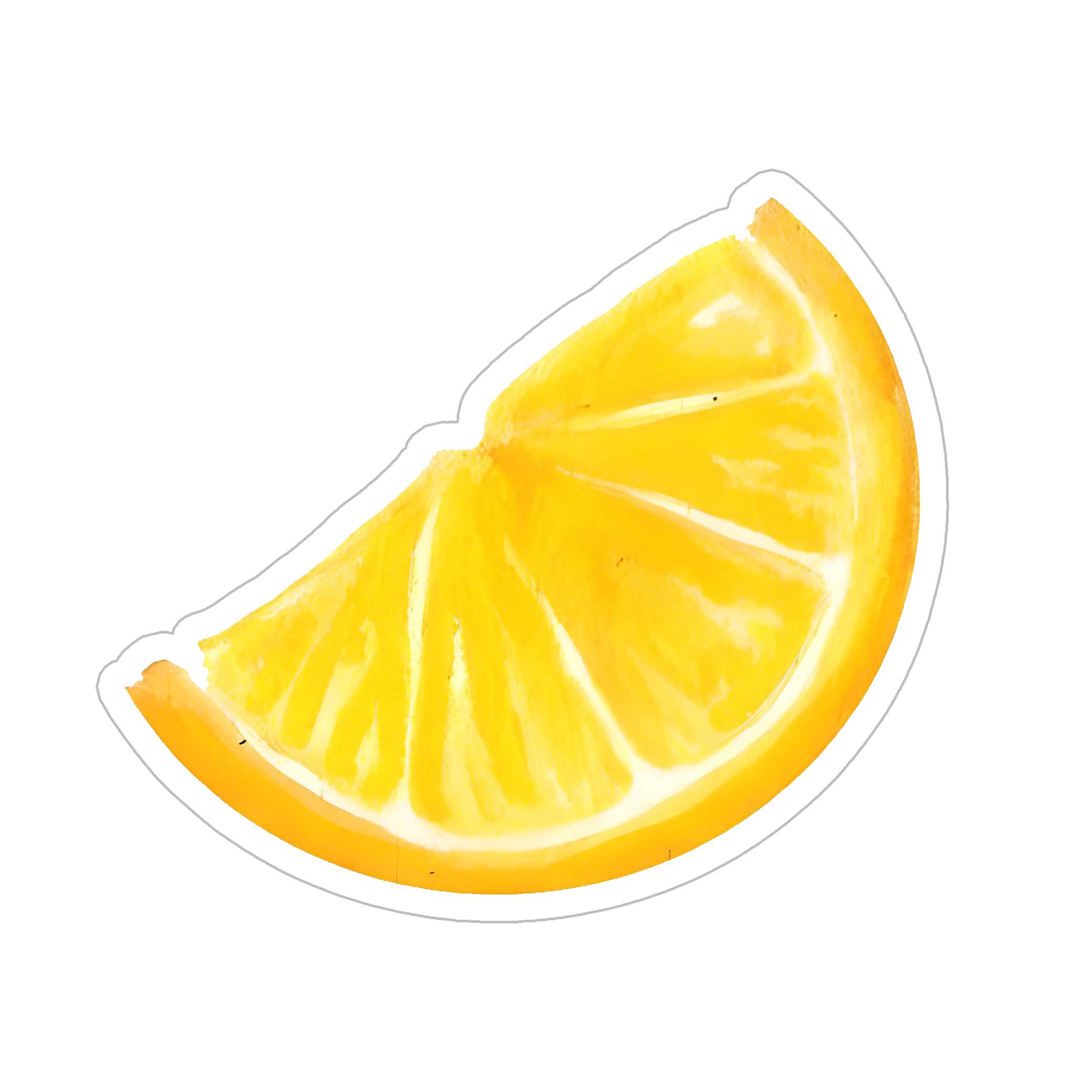 Half Lemon Sticker