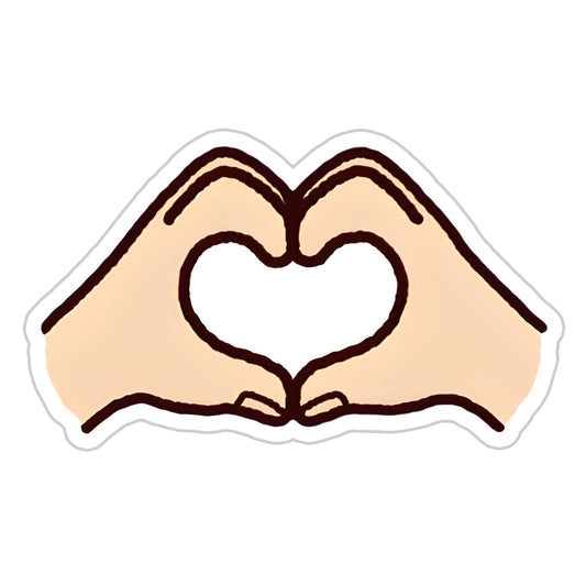 Hand Love Sticker
