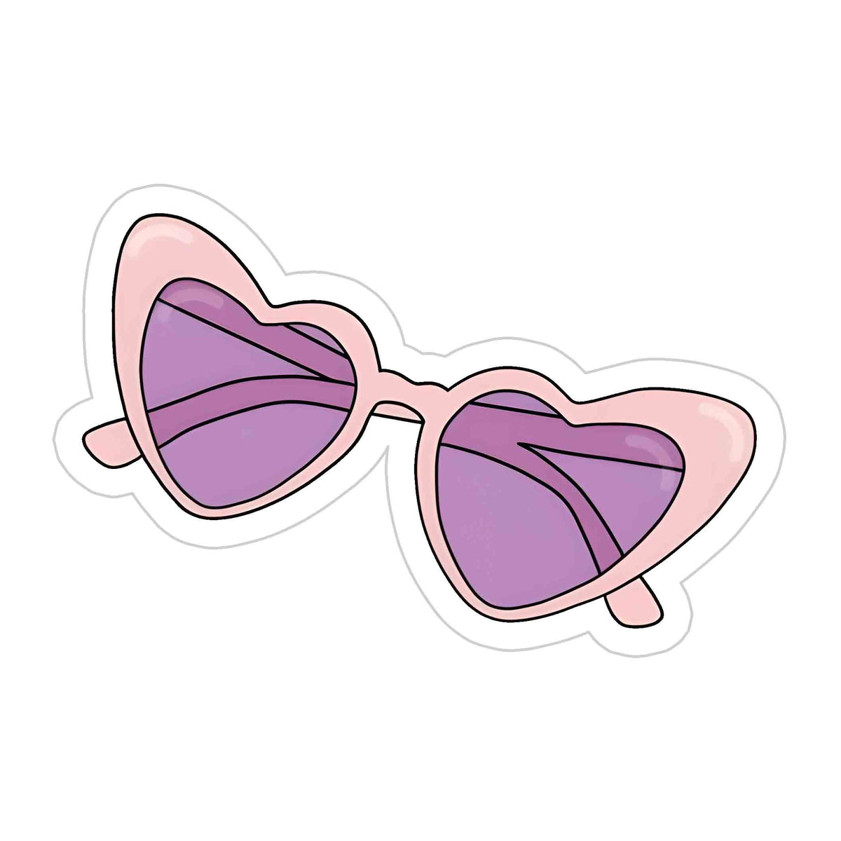 Heart Goggle  Sticker