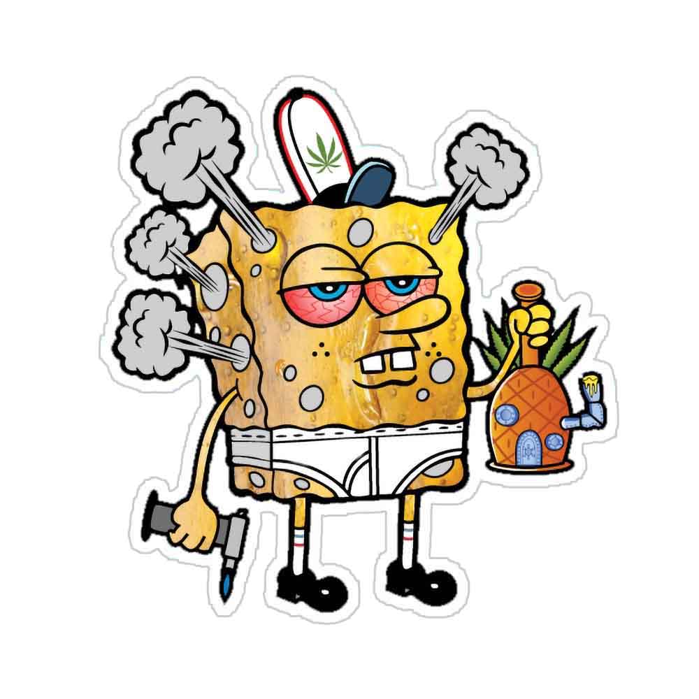 High Spongebob Sticker