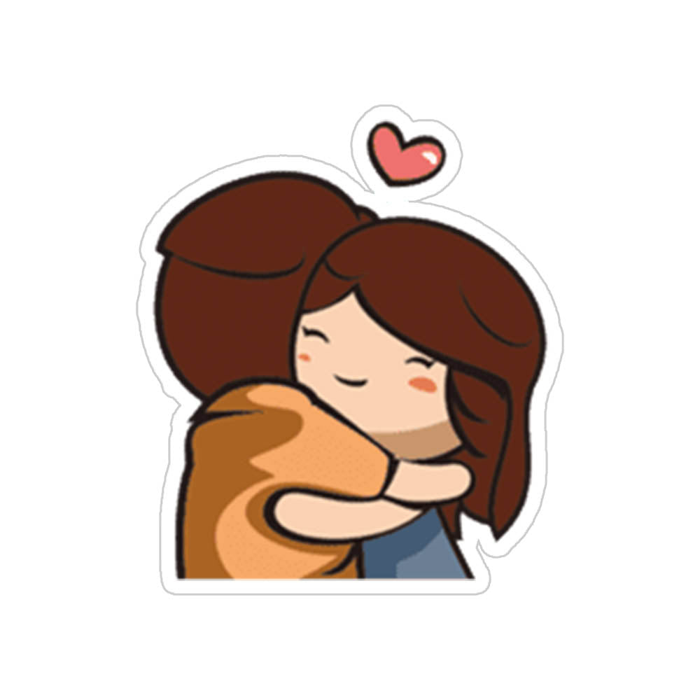 Hug Heart Sticker Love Stickers which Express your Love for Everyone – Wrapupskin