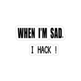 I Hack Sticker