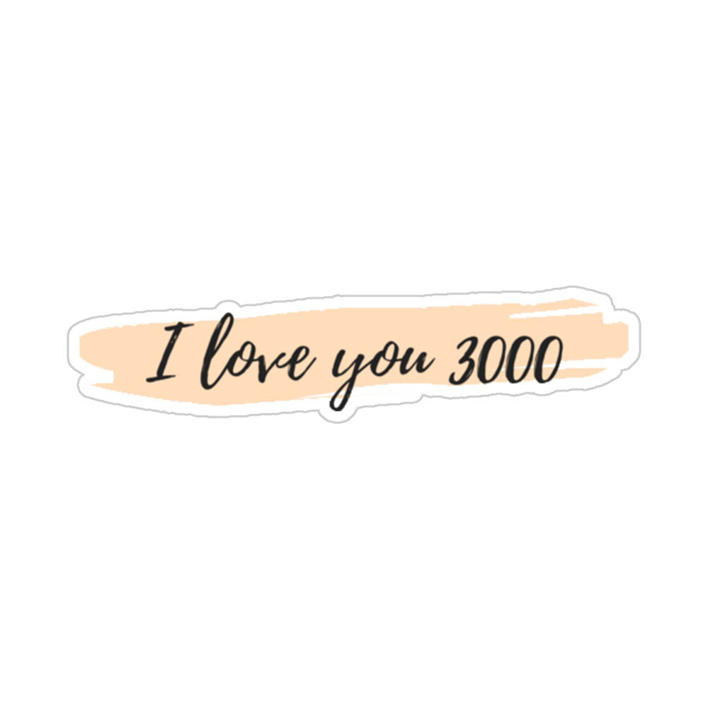 I Love You 3OOO Sticker