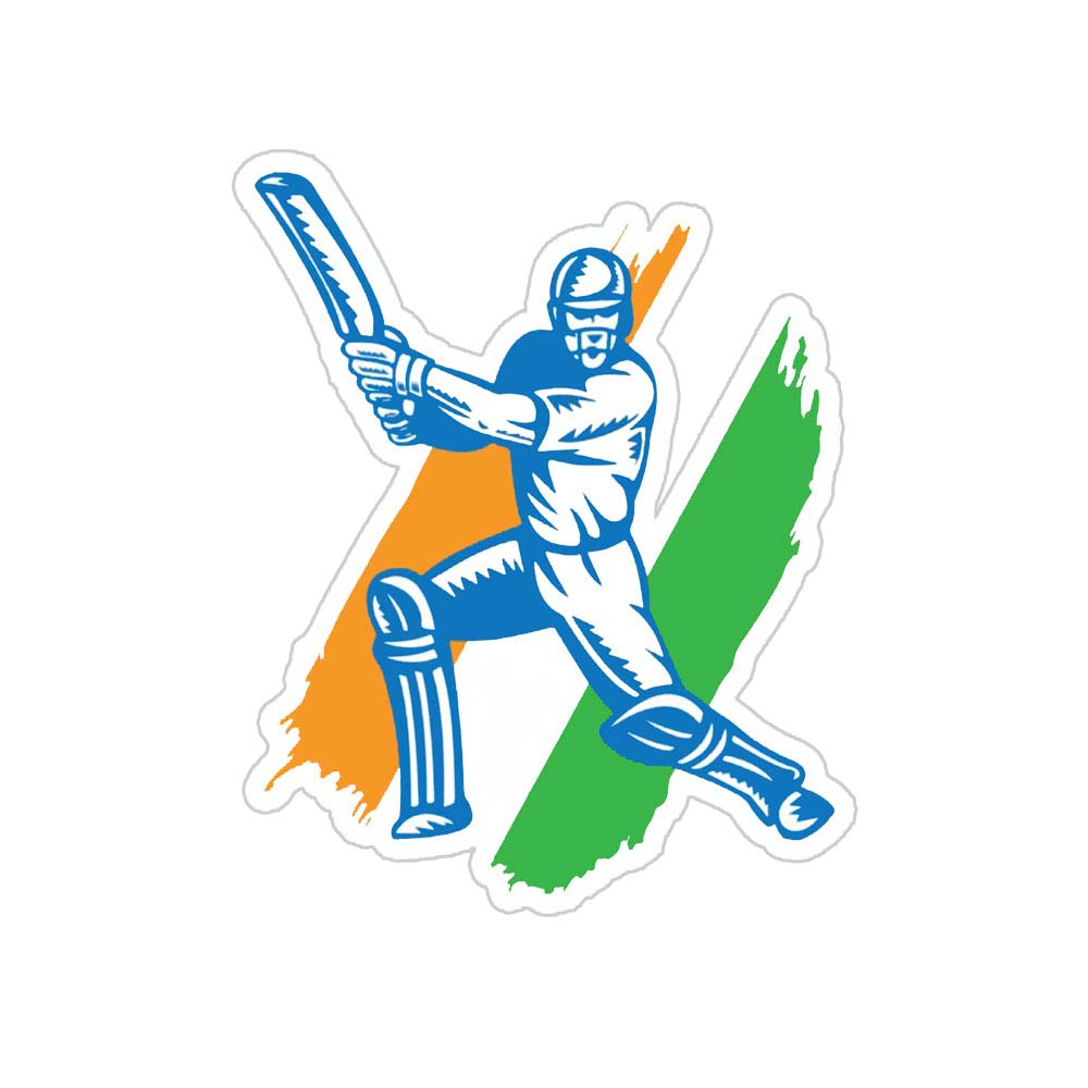 Indian Cricket Sticker
