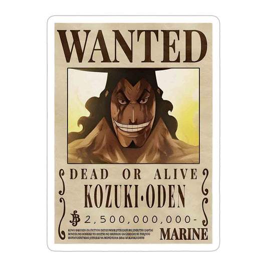 Kozuki Oden Bounty Sticker