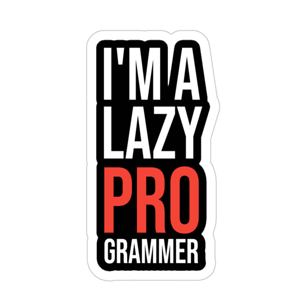 Lazy PRO Gamer Sticker