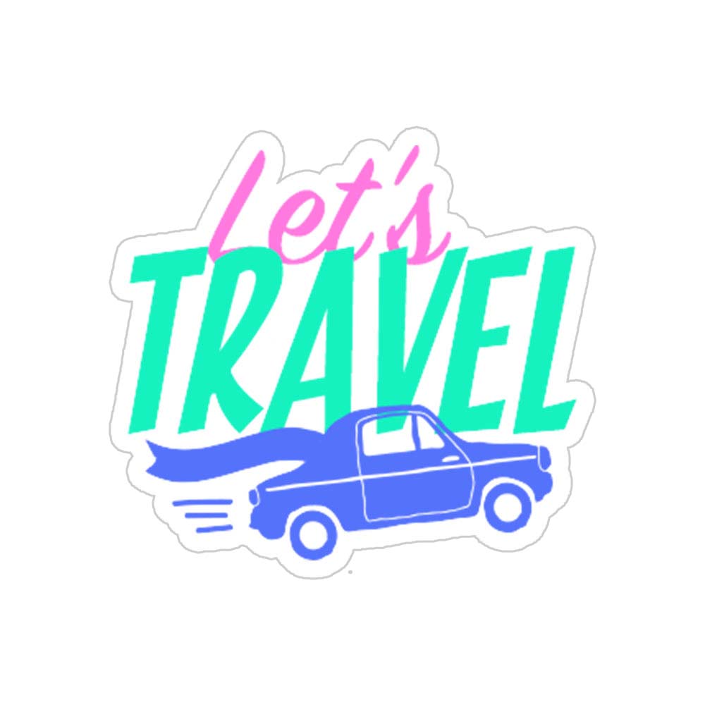 Let's Travel Sticker