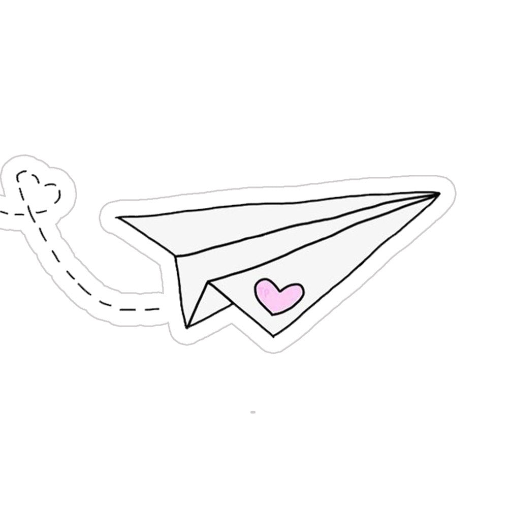 Love Aircraft Sticker