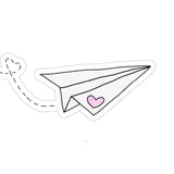 Love Aircraft Sticker
