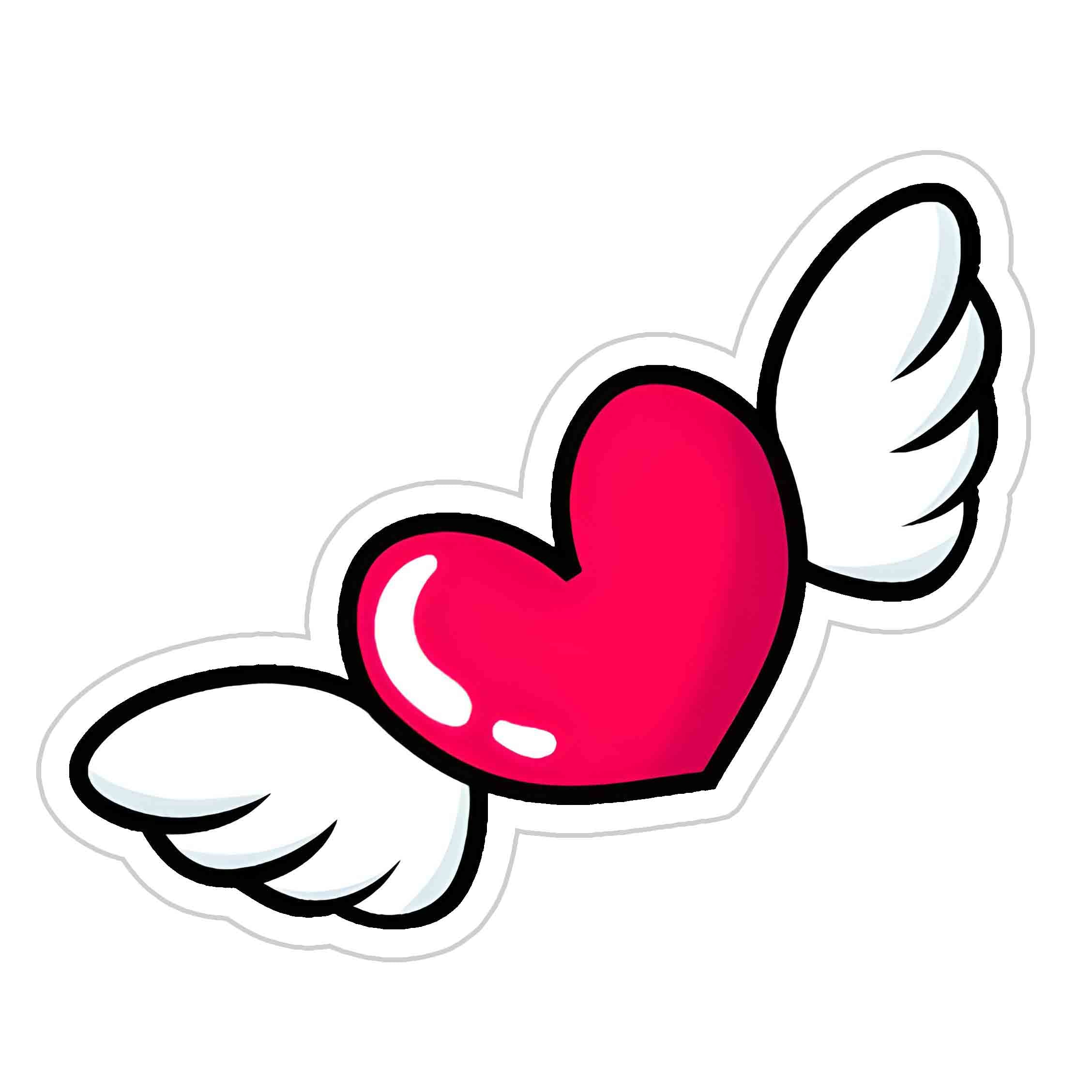 Love Angel Sticker