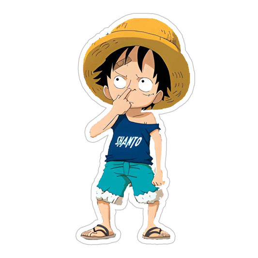Luffy Nose Care  Sticker