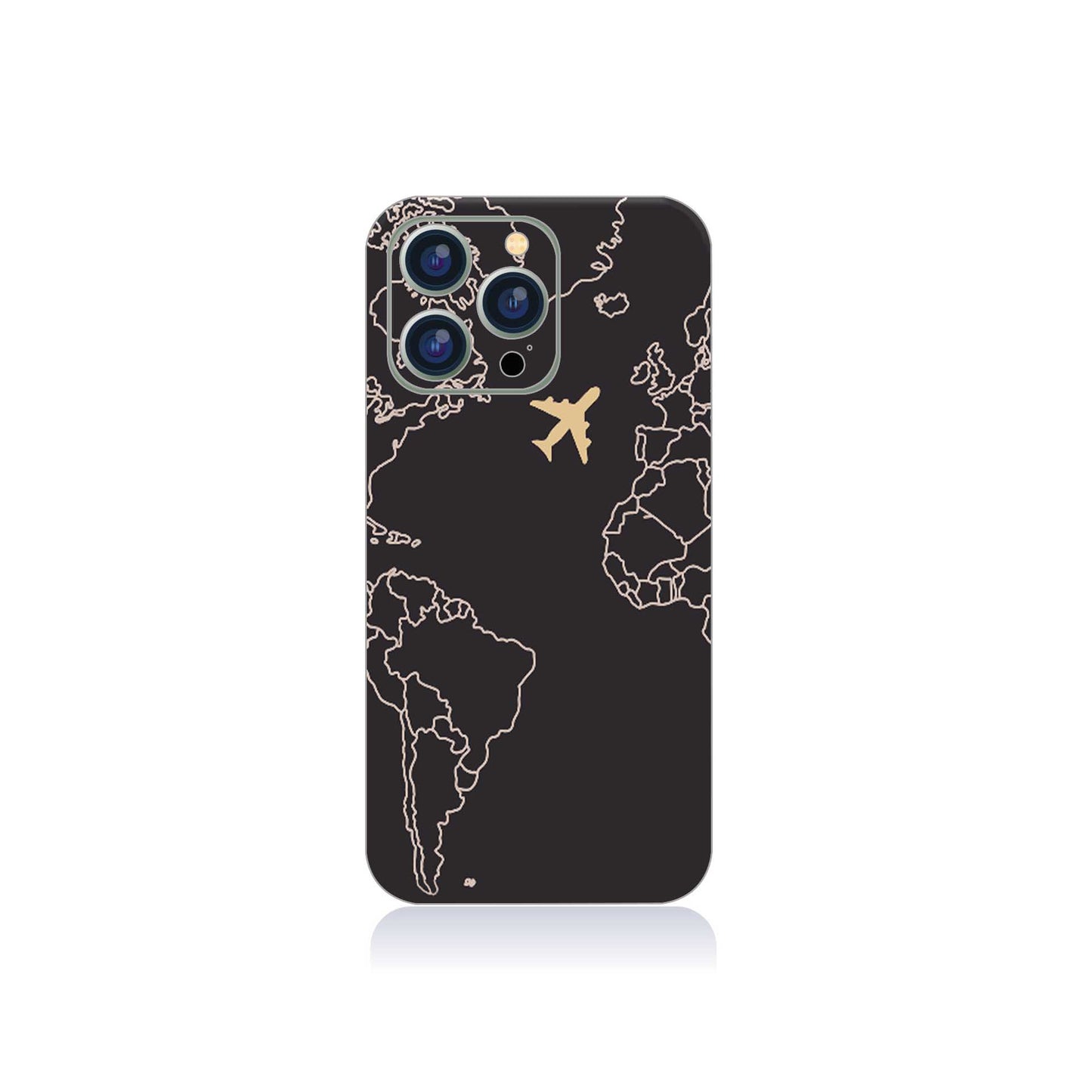 World Map Outline Skin