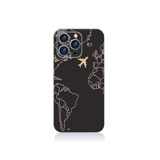 World Map Outline Skin