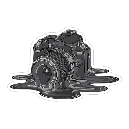 Melting Camera Sticker
