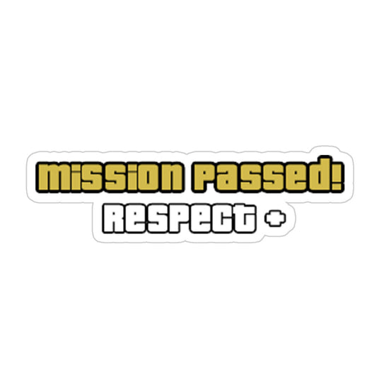 Mission Passed Sticker