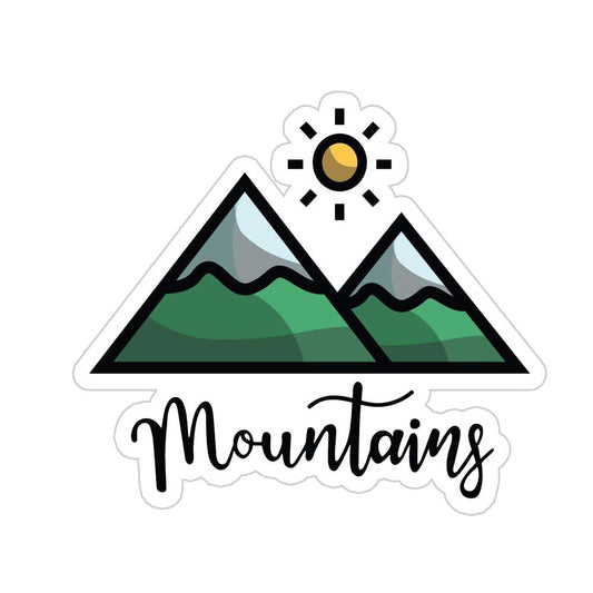 Mountains Sticker