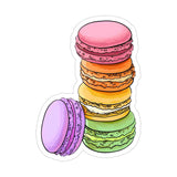 Rainbow mackron Sticker