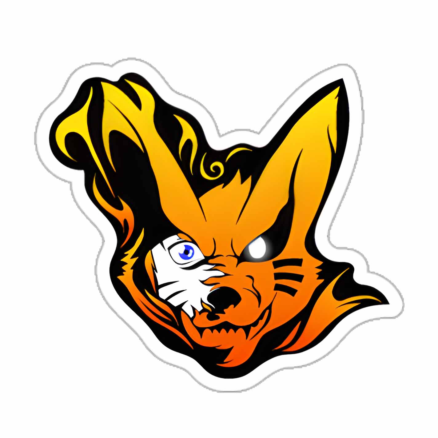 Naruto+Kurama=Narama Sticker