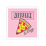 Netflix & Pizza Sticker
