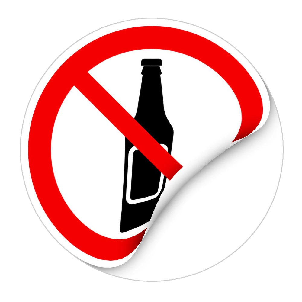 No-Alcohol Sticker