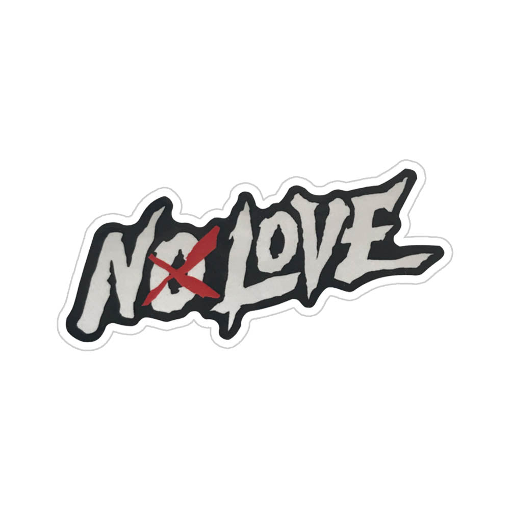 No Love Sticker