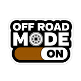 Off Road Mode Sticker