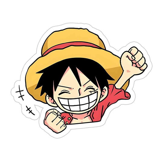 Old Luffy Smile  Sticker