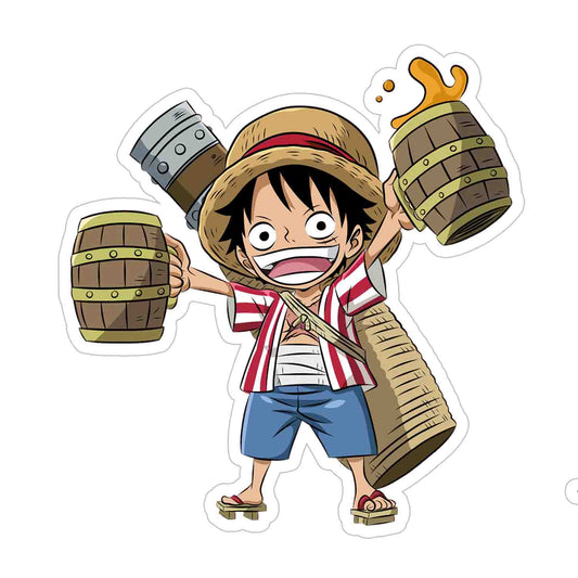 Party Mode Luffy Sticker